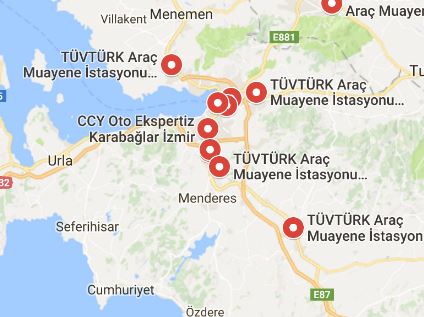 İzmir Araç Muayene İstasyonları