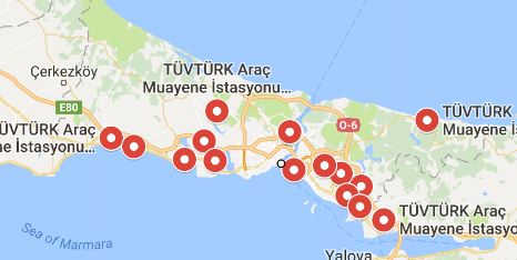 İstanbul Araç Muayene İstasyonları